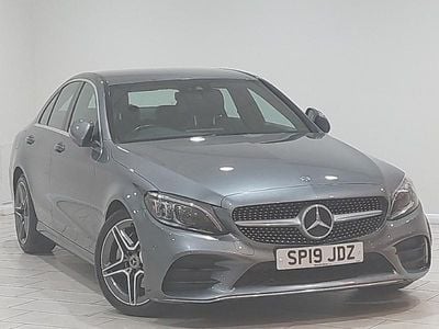 Used Mercedes C220 AMG Line Premium 194 HP (142 kW) 2019 Grey Sedan