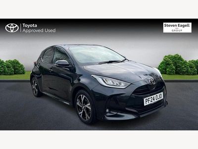 Used Toyota Yaris Hybrid Design 2024 Black Hatchback