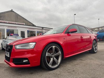 Used Audi A4 Black Edition 143 HP (105 kW) 2013 Red Estate