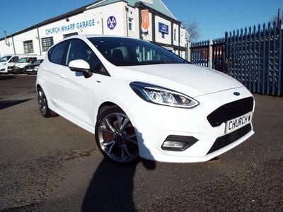 Used Ford Fiesta ST-Line X 125 HP (91 kW) 2020 White Hatchback