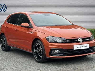 Used VW Polo R-line 115 HP (84 kW) 2021 Orange Hatchback