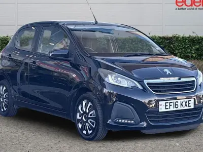 Used Peugeot 108 Active 68 HP (50 kW) 2016 Black Hatchback