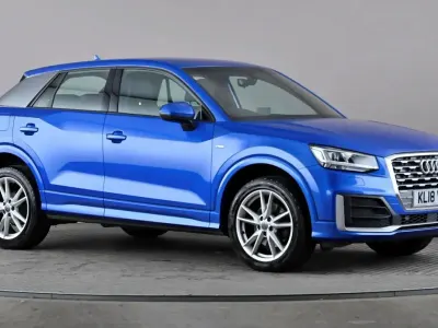 Usado Audi Q2 S-Line 116 CV (85 kW) 2018 Azul SUV
