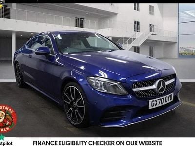 Blue Used 2020 Mercedes C200 AMG line Coupe | £19,890 (Fair price)