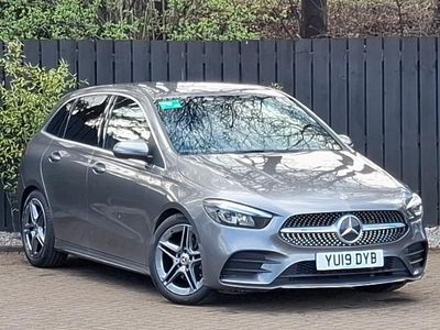 Used Mercedes B180 AMG line 136 HP (100 kW) 2019 Mountain grey metallic MPV