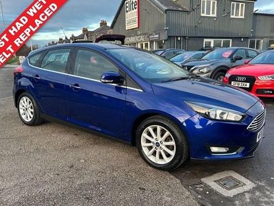 Blue Used 2016 Ford Focus Titanium Hatchback | £6,495 (Fair price)