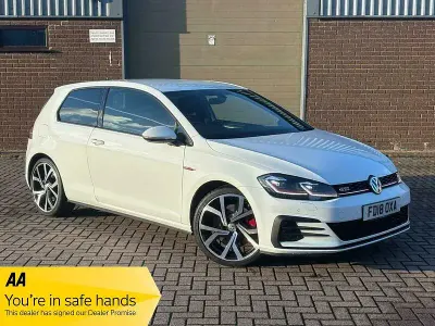 Used VW Golf VII GTI 245 HP (180 kW) 2018 White Hatchback