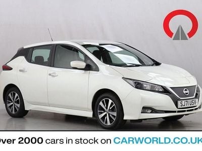 White Used 2021 Nissan Leaf Acenta Hatchback | £8,671 (Good price)