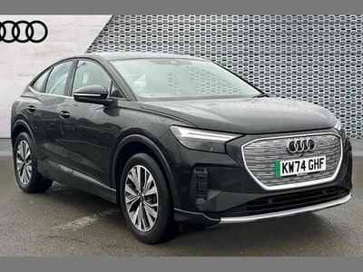 Black Used 2024 Audi Q4 Sportback e-tron Sport SUV | £27,595 (Super price)