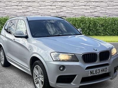Begagnad BMW X3 M Sport 184 HK (135 kW) 2013 Silver SUV