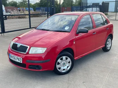 Used Skoda Fabia Classic 64 HP (47 kW) 2006 Red Hatchback