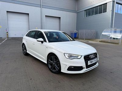 White Used 2014 Audi A3 S-Line Hatchback | £7,895 (Expensive)