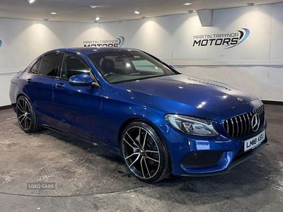 Used Mercedes C220 AMG line 2018 Blue Sedan