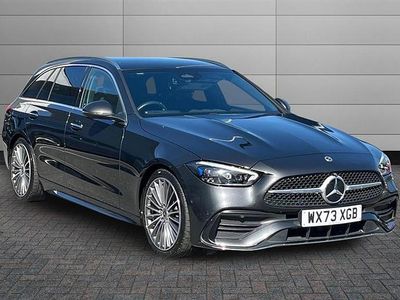 Begagnad Mercedes C200 AMG Line Premium 204 HK (150 kW) 2024 Grå Kombi