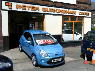 Used Ford Ka Zetec 69 HP (50 kW) 2014 Blue Hatchback