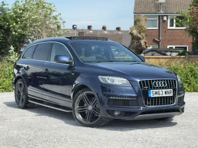 Used Audi Q7 S-line plus 245 HP (180 kW) 2013 Blue SUV