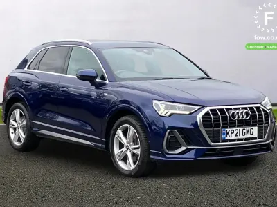 Używany Audi Q3 S-Line 2021 Niebieski SUV