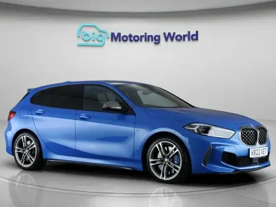 Used BMW M135 M Sport 306 HP (225 kW) 2022 Blue Hatchback