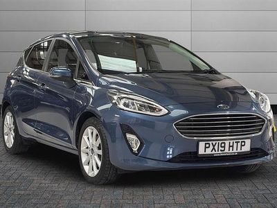 Chrome blue Used 2019 Ford Fiesta Titanium X Hatchback | £9,999 (Fair price)