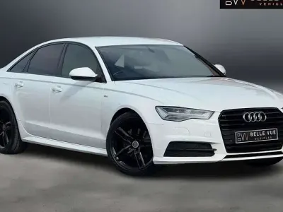 Used Audi A6 Black Edition 190 HP (139 kW) 2016 White Sedan