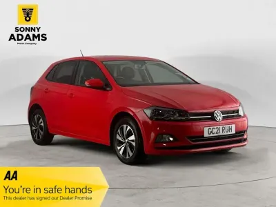 Used VW Polo Match 95 HP (69 kW) 2021 Red Hatchback