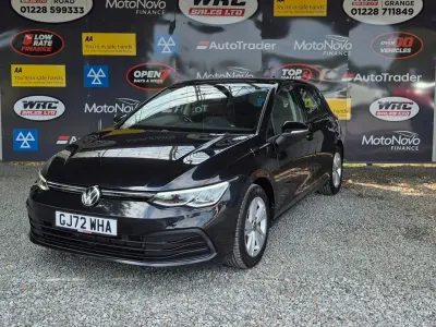 Used VW Golf VIII S 130 HP (95 kW) 2022 Black Hatchback