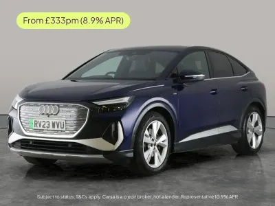 Used Audi Q4 e-tron S-Line 150 kW (204 HP) 2023 Blue SUV