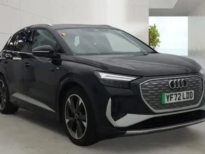 Used Audi Q4 e-tron S-Line 150 kW (204 HP) 2022 Black SUV