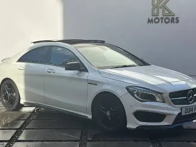 Used Mercedes CLA220 AMG 170 HP (125 kW) 2014 White Coupe