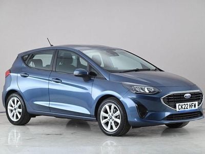 Used Ford Fiesta Trend 101 HP (74 kW) 2022 Blue Hatchback