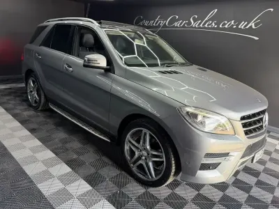 Used Mercedes ML350 AMG line 254 HP (186 kW) 2015 Silver SUV