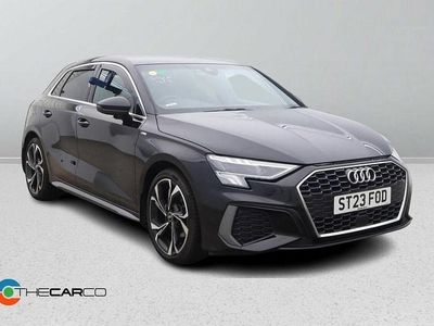 Used Audi A3 Sportback S-Line 110 HP (80 kW) 2023 Black Hatchback