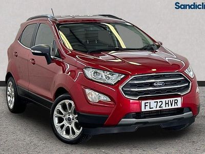 Used Ford Ecosport Titanium 125 HP (91 kW) 2022 Red SUV