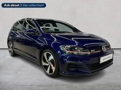 Used VW Golf VII GTI 230 HP (169 kW) 2017 Blue Hatchback