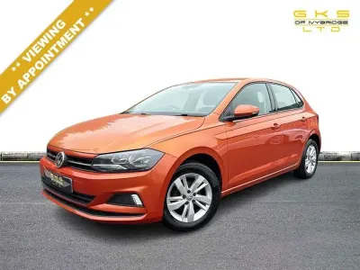 Used VW Polo SE 95 HP (69 kW) 2018 Orange Hatchback