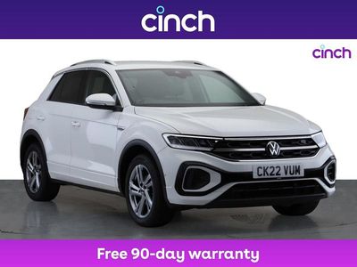 White Used 2022 VW T-Roc R-line SUV | £18,399 (Fair price)