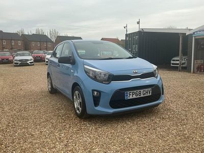 Used Kia Picanto 66 HP (48 kW) 2018 Blue Hatchback
