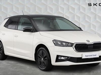 Used Skoda Fabia Colour Edition 95 HP (69 kW) 2024 Candy white black magic pearl effect Hatchback
