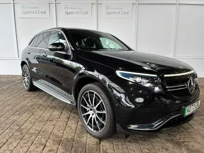 Used Mercedes EQC400 AMG line 300 kW (408 HP) 2023 Black SUV
