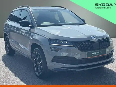 Begagnad Skoda Karoq SportLine 110 HK (80 kW) 2022 Grå SUV