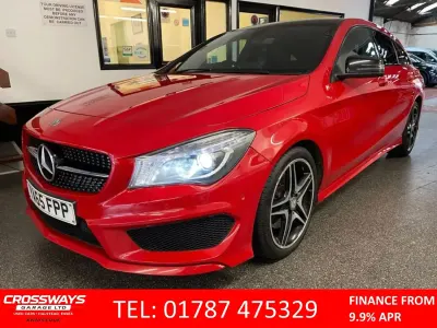 Used Mercedes CLA220 Shooting Brake AMG 177 HP (130 kW) 2015 Red Estate