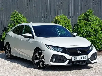 Używany Honda Civic SR 129 KM (94 kW) 2018 Biały Hatchback