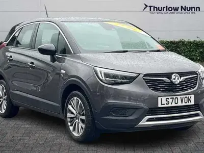 Used Vauxhall Crossland X S 110 HP (80 kW) 2020 Moonstone grey SUV