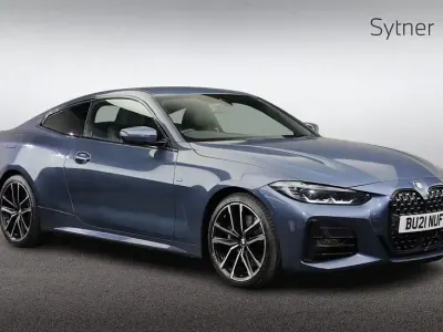 Used BMW 420 Coupé M Sport 190 HP (139 kW) 2021 Blue Coupe