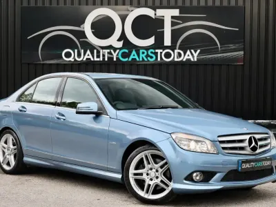 Begagnad Mercedes C350 231 HK (169 kW) 2011 Blå Sedan