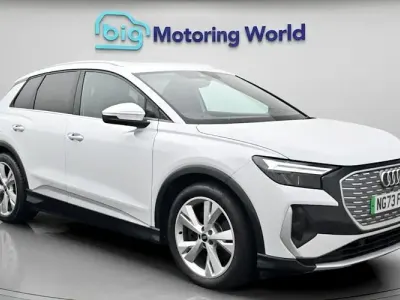 Used Audi Q4 e-tron S-Line 150 kW (204 HP) 2023 White SUV