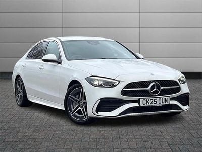 Used Mercedes C200 AMG line 200 HP (147 kW) 2025 White Sedan