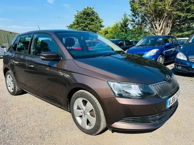 Used Skoda Fabia SE 108 HP (79 kW) 2016 Brown Hatchback