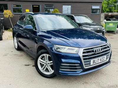 Used Audi Q5 S-Line 190 HP (139 kW) 2017 Blue SUV