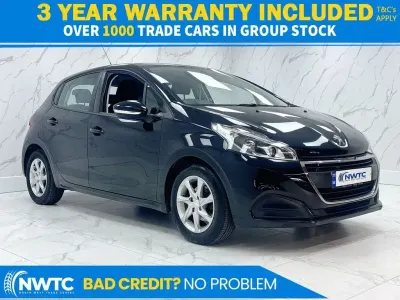 Used Peugeot 208 Active 82 HP (60 kW) 2018 Black Hatchback